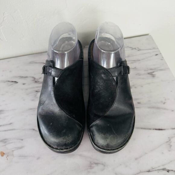Naot Black Leather Slide Mules Women’s Size 6.5 - Picture 3 of 10